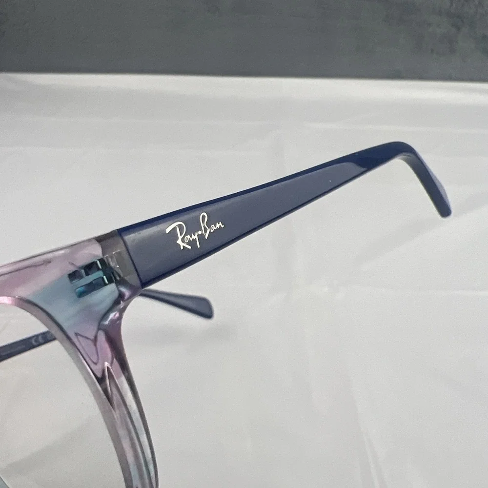 RAY BAN KIDS RB 1591 3807 Blue Purple Flex Hinge Eyeglasses 48-16-130 Frames #3
